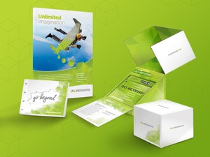 branding campaign for corrugated packaging company for portfolio