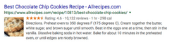 recipe schema markup example