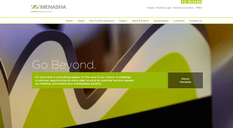 Menasha-Packaging-Website
