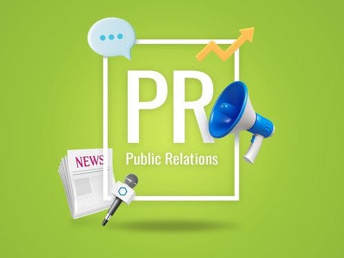 PR stands for public relations