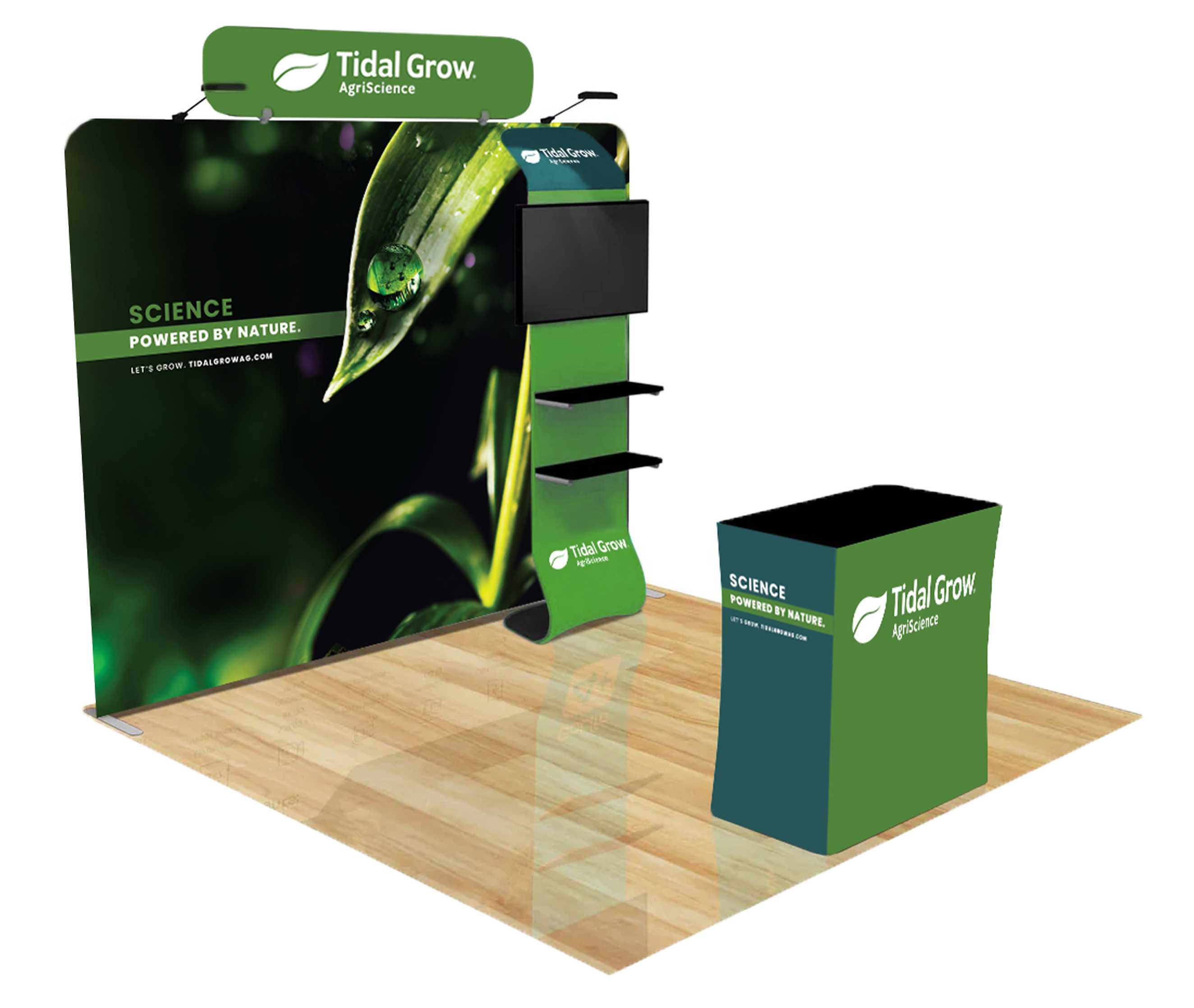 Tidal Grow AgriScience Tradeshow Booth by Element