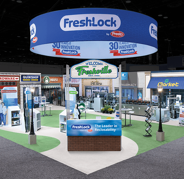 PACK EXPO 2018 Fresh-Lock Tradeshow booth